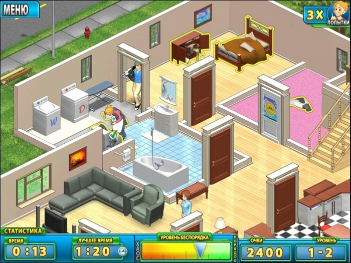 Скриншот из игры Nanny Mania
