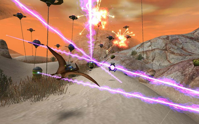 Скриншот из игры Nanosaur 2: Hatchling