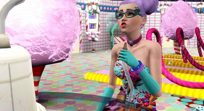 Обложка для игры Sims 3: Katy Perry's Sweet Treats, The