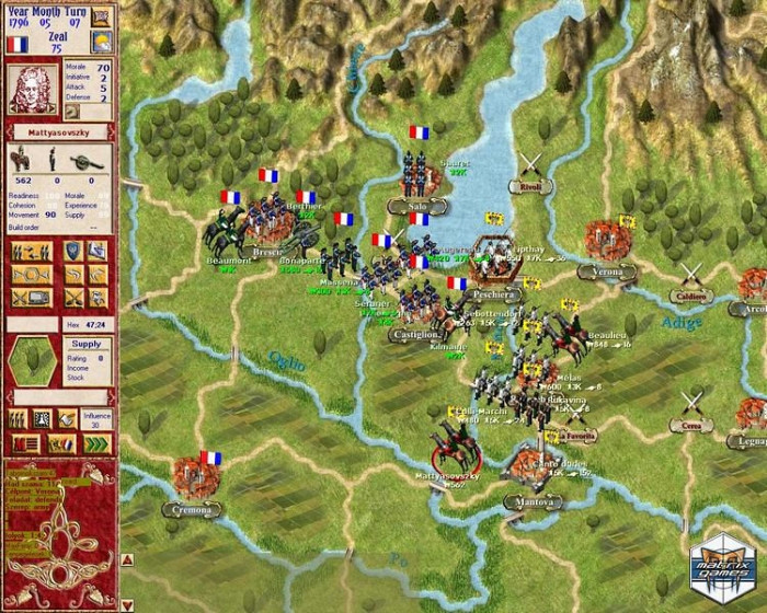 Скриншот из игры Napoleon in Italy