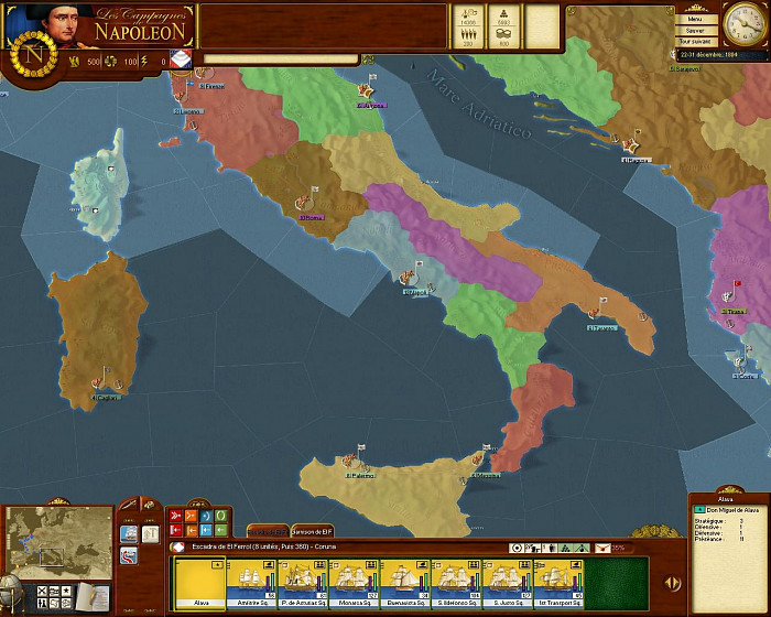 Скриншот из игры Napoleon's Campaigns