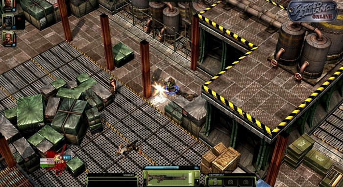 Скриншот из игры Jagged Alliance Online