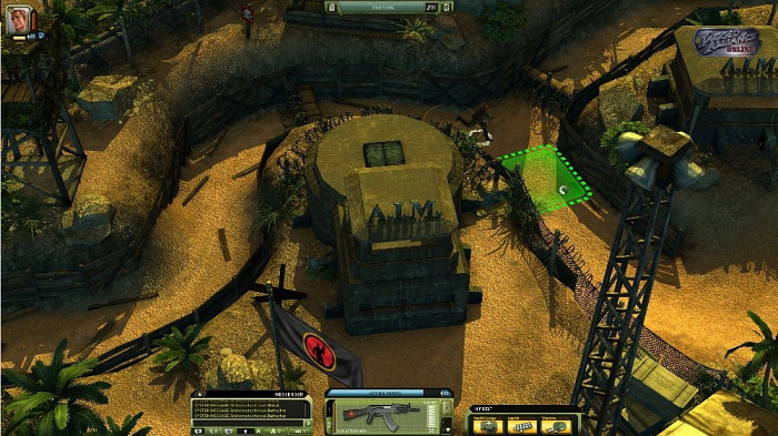 Скриншот из игры Jagged Alliance Online
