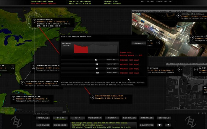 Скриншот из игры Hacker Evolution Duality