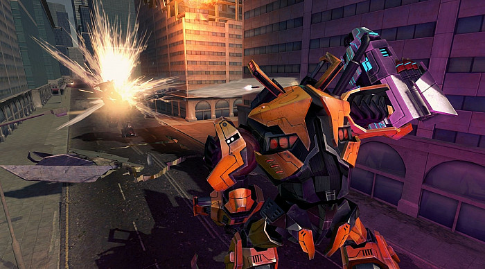 Скриншот из игры Transformers Universe
