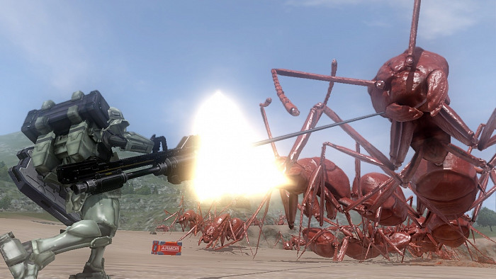 Скриншот из игры Earth Defense Forces 4