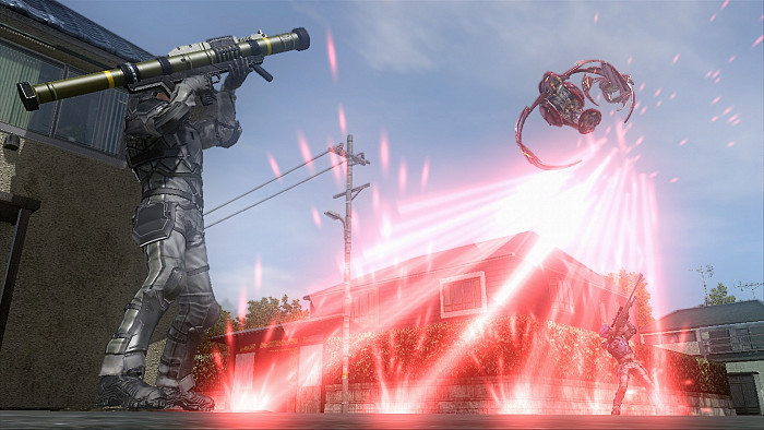 Скриншот из игры Earth Defense Forces 4