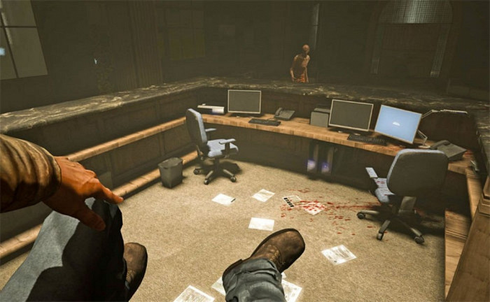 Скриншот из игры Outlast