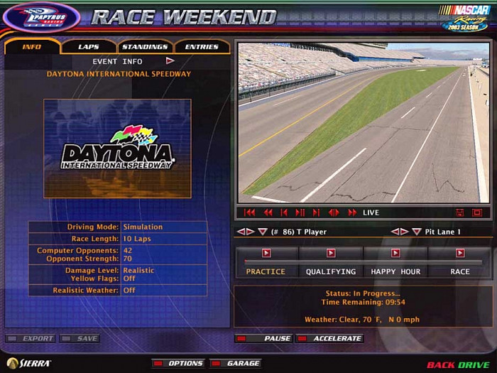 Скриншот из игры NASCAR Racing 2003 Season