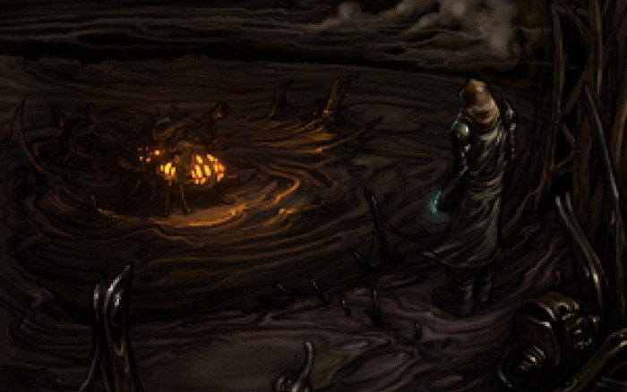 Скриншот из игры Primordia