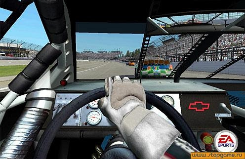 Скриншот из игры NASCAR SimRacing