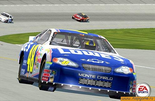 Скриншот из игры NASCAR SimRacing