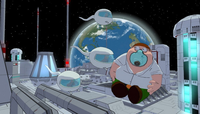 Скриншот из игры Family Guy: Back to the Multiverse