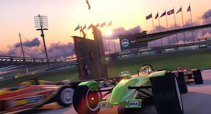 Скриншот из игры TrackMania 2 Valley