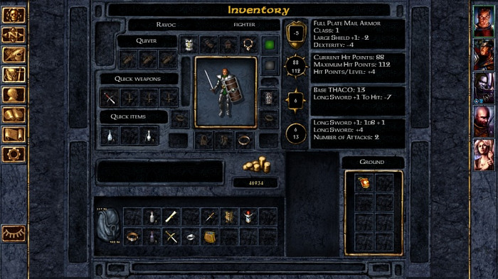 Скриншот из игры Baldur's Gate 2: Enhanced Edition