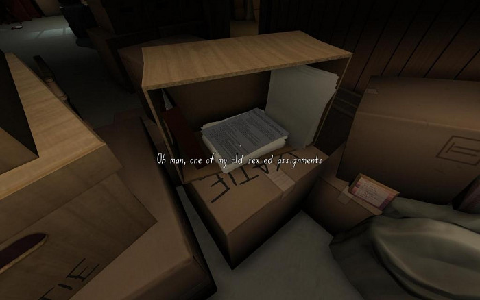 Скриншот из игры Gone Home