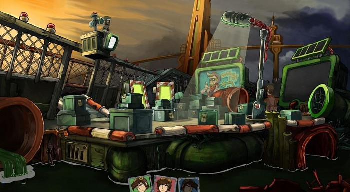 Скриншот из игры Goodbye Deponia