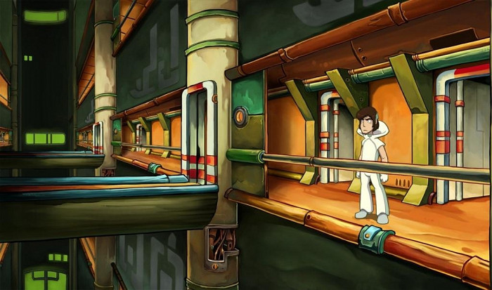 Скриншот из игры Goodbye Deponia