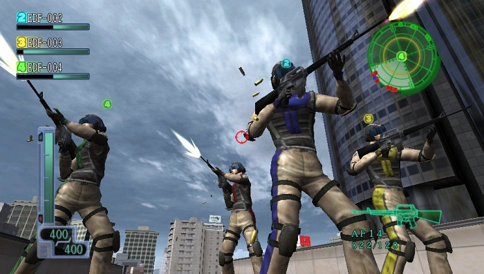 Скриншот из игры Earth Defense Force 2017 Portable