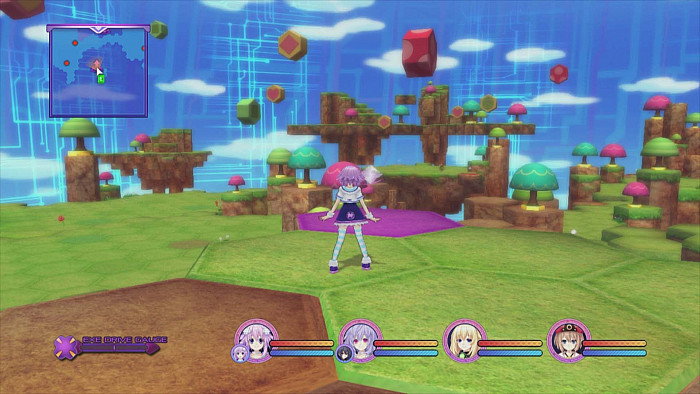 Скриншот из игры Hyperdimension Neptunia Victory