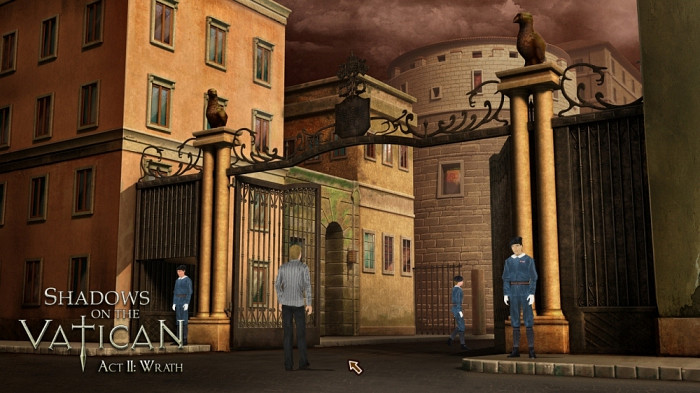 Скриншот из игры Shadows on the Vatican - Act 2: Wrath