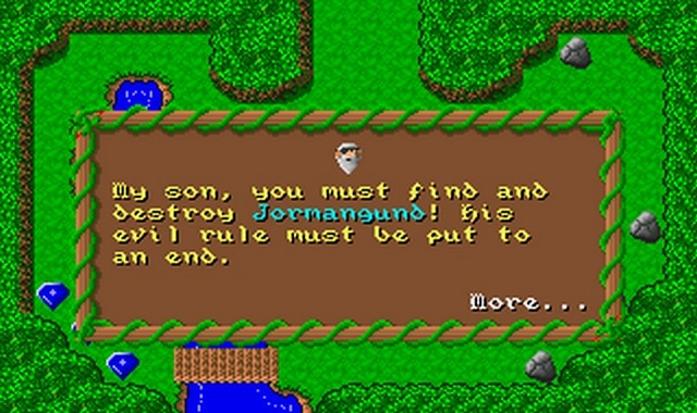 Скриншот из игры God of Thunder