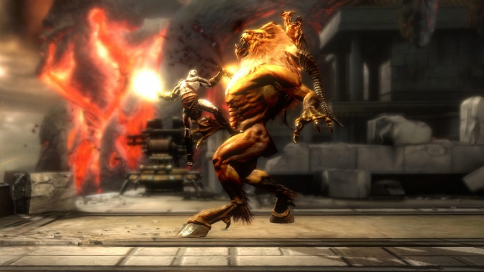 Скриншот из игры God of War 3