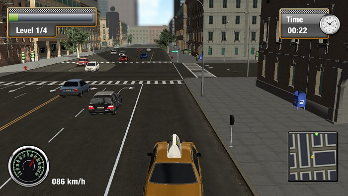 Скриншот из игры New York City Taxi Simulator