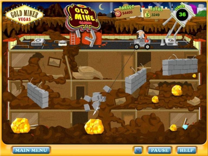 Скриншот из игры Gold Miner Vegas w/SE