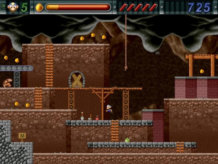 Скриншот из игры Gold Miner Joe