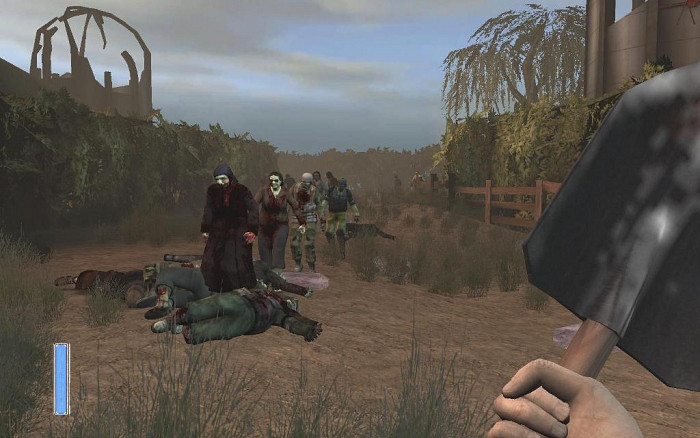 Скриншот из игры Day of the Zombie