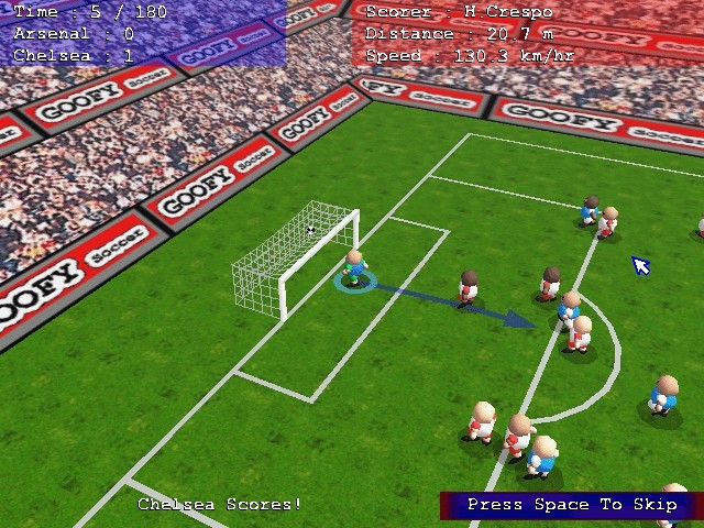 Скриншот из игры GOOFY Soccer