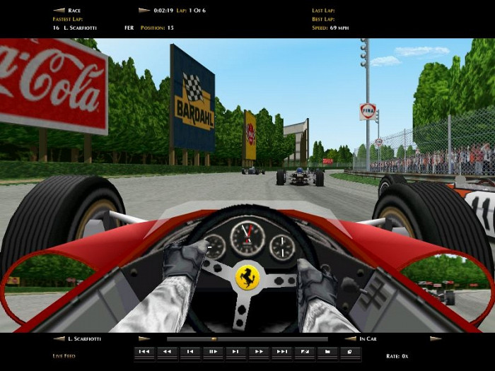 Скриншот из игры Grand Prix Legends