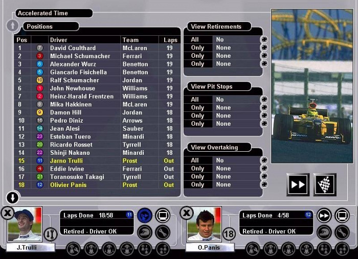Скриншот из игры Grand Prix World