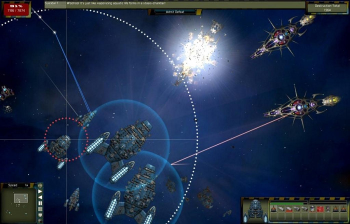 Скриншот из игры Gratuitous Space Battles