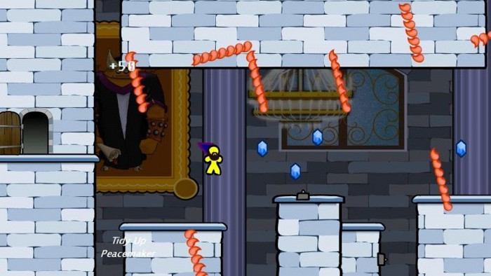 Скриншот из игры Cloudberry Kingdom