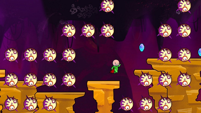 Скриншот из игры Cloudberry Kingdom