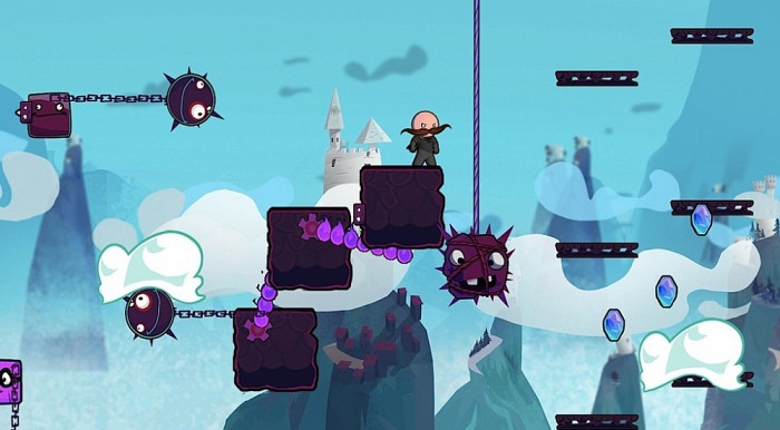 Скриншот из игры Cloudberry Kingdom