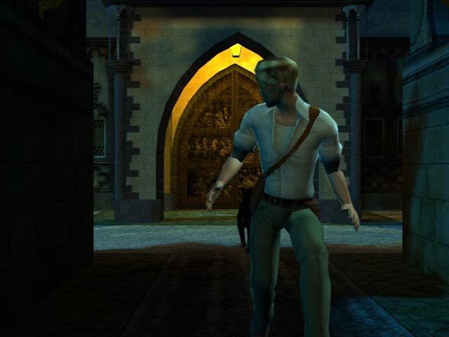 Скриншот из игры Broken Sword: The Sleeping Dragon