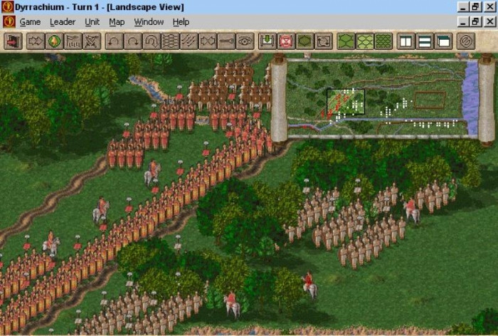 Скриншот из игры Great Battles of Caesar, The