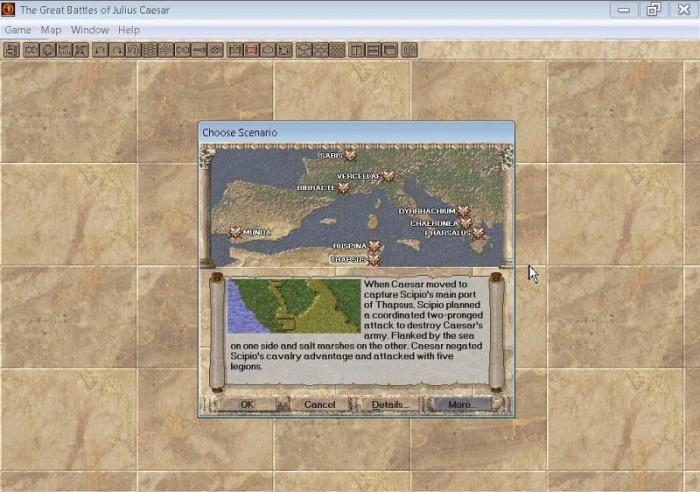 Скриншот из игры Great Battles of Caesar, The
