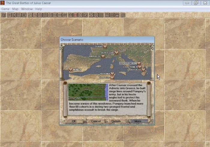 Скриншот из игры Great Battles of Caesar, The