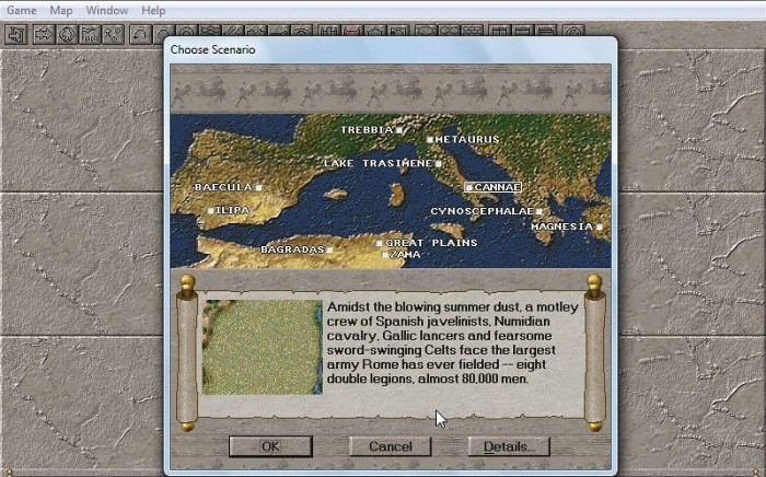 Скриншот из игры Great Battles of Hannibal, The