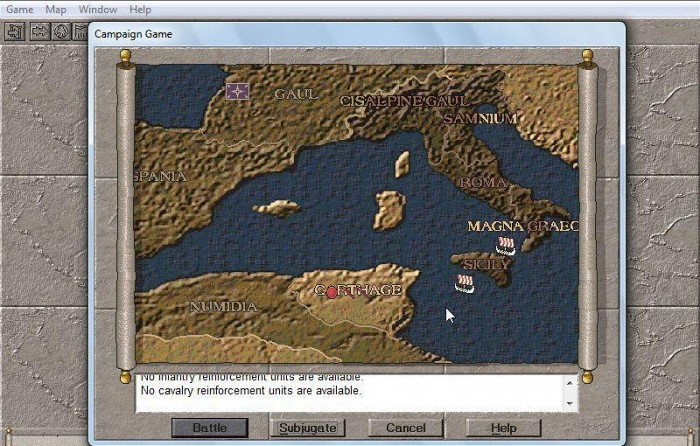 Скриншот из игры Great Battles of Hannibal, The