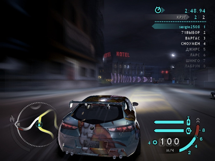 Скриншот из игры Need for Speed Carbon