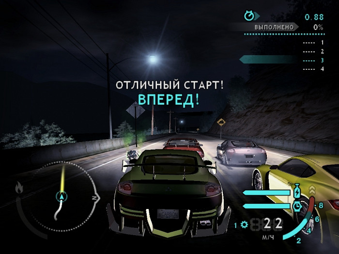 Скриншот из игры Need for Speed Carbon