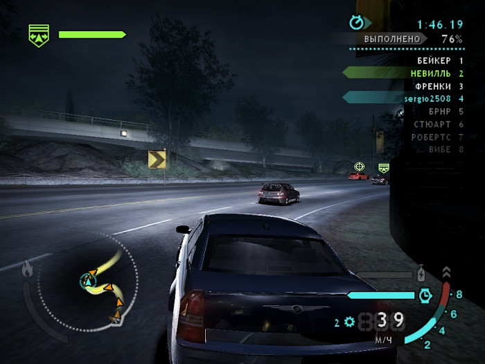 Скриншот из игры Need for Speed Carbon