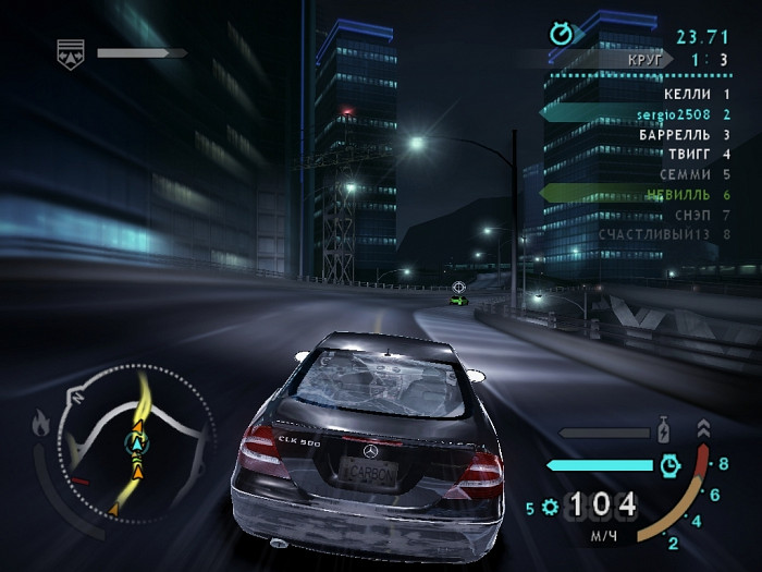 Скриншот из игры Need for Speed Carbon