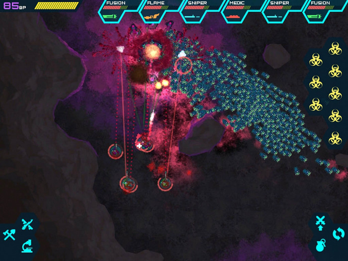 Скриншот из игры Infested Planet