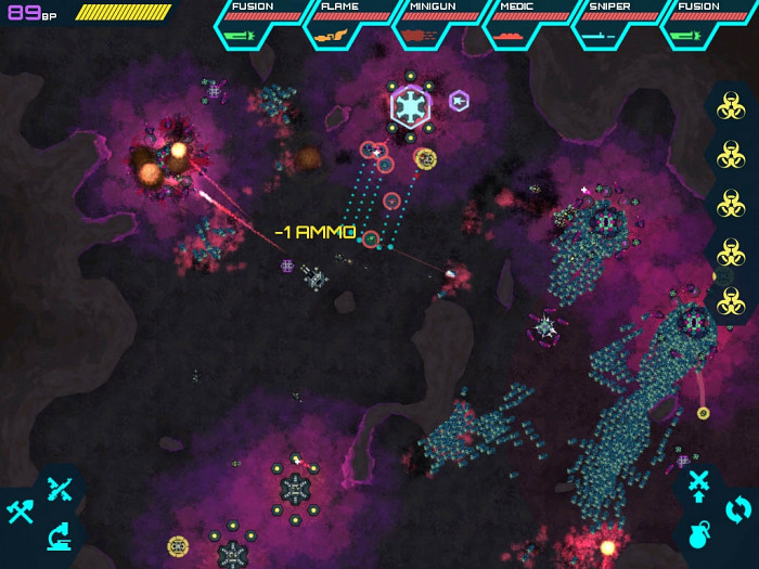 Скриншот из игры Infested Planet
